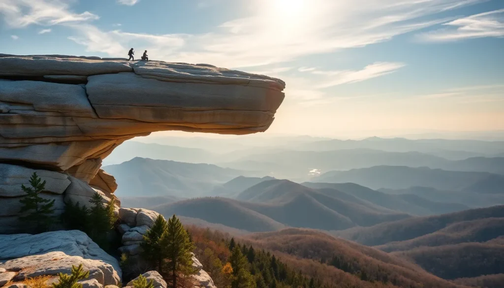 Appalachian Trail: McAfee Knob Ridgeline Overlook - McAfee Knob trail Appalachian Trail Scenic Photography